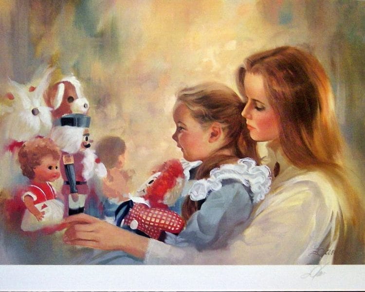 Рисунки карандашом матери и ребенка (31 фото) #73