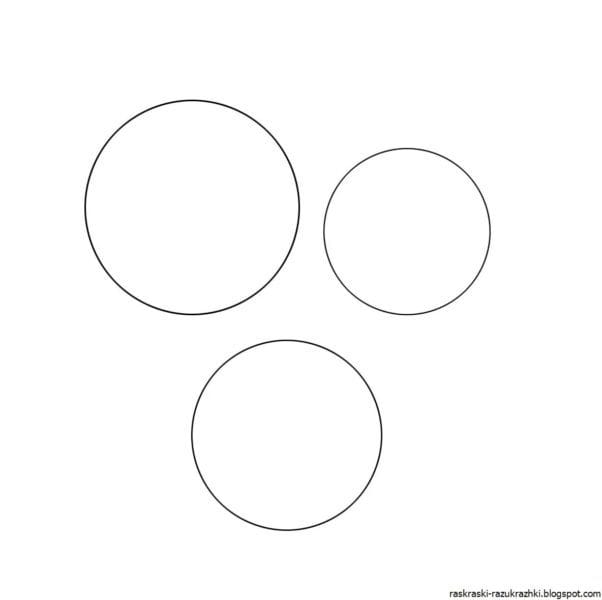 Кружочки: 50 картинок с кругами для распечатки #35