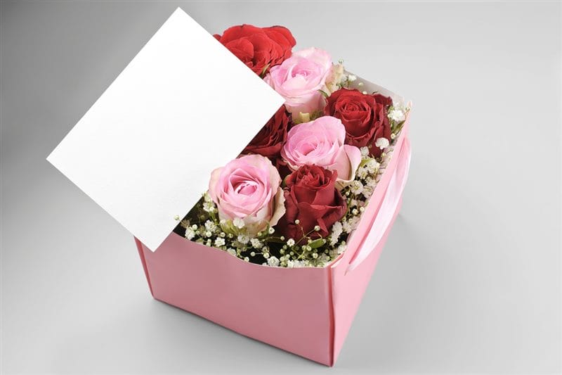 Картинки розы в коробке (100 фото) #94