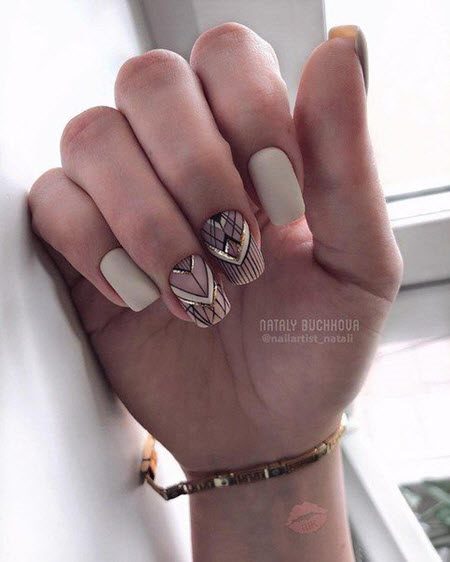 Нежный маникюр 2021: новинки красивого и модного дизайна ногтей. Более 100 фото #111