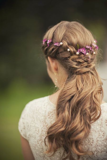Свадебные прически на длинные и средние волосы: более 100 фото #53