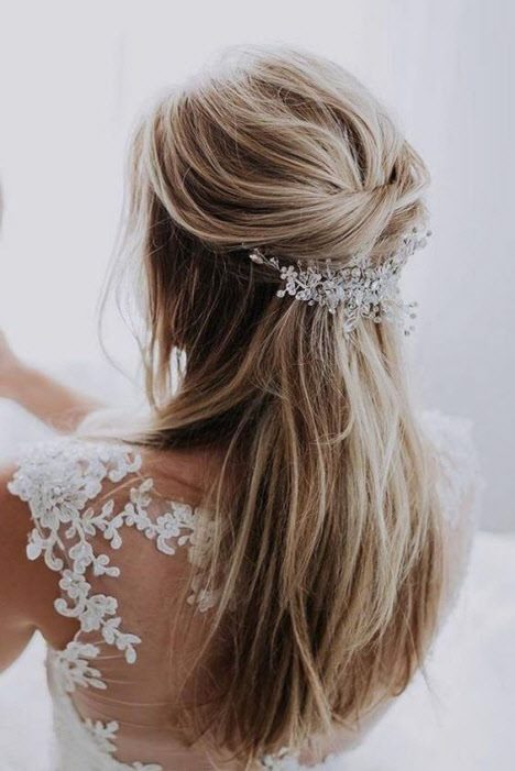 Свадебные прически 2019: фото модных и красивых идей на короткие, средние и длинные волосы #55