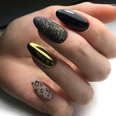 Дизайн ногтей гель-лаком 2021: фото модных тенденций красивого маникюра #140