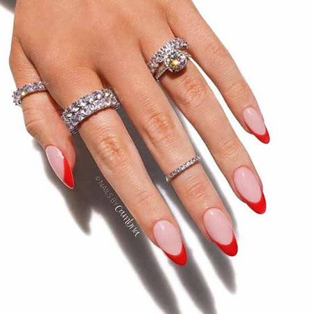 Маникюр на овальные ногти 2021: актуальные фото новинки и модные тенденции дизайна ногтей #98