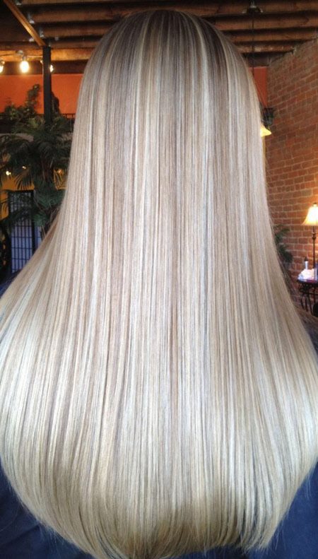 Модные оттенки блонда 2022-2023. Фото новинки трендового окрашивания волос #93