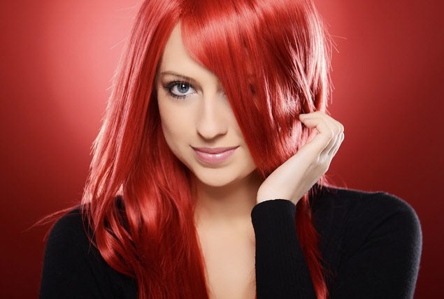 Красный цвет волос для дерзких и непредсказуемых #1