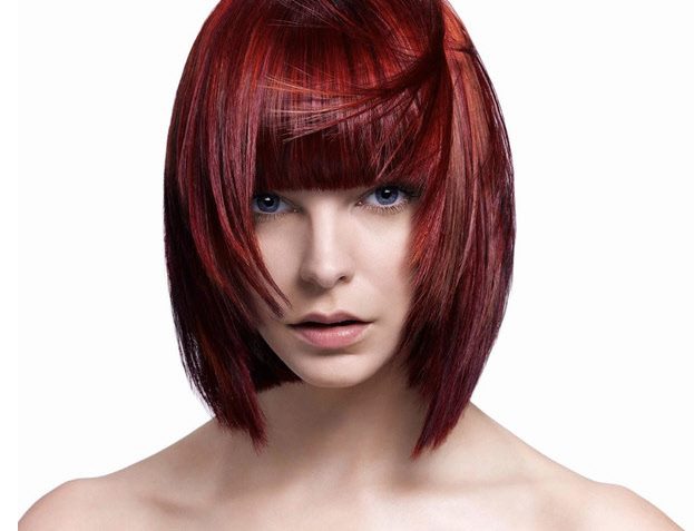 Красный цвет волос для дерзких и непредсказуемых #13