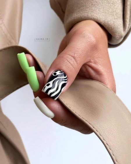 Идеи необычного и стильного дизайна ногтей 2023. Фото новинки невероятно красивого маникюра #69