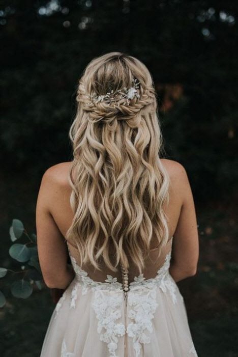 Свадебные прически 2019: фото модных и красивых идей на короткие, средние и длинные волосы #58