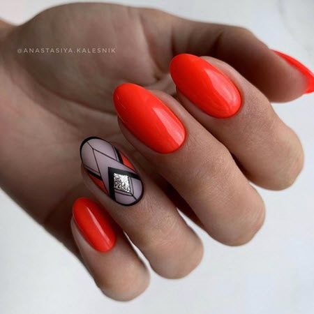 Дизайн ногтей гель-лаком 2021: фото модных тенденций красивого маникюра #131