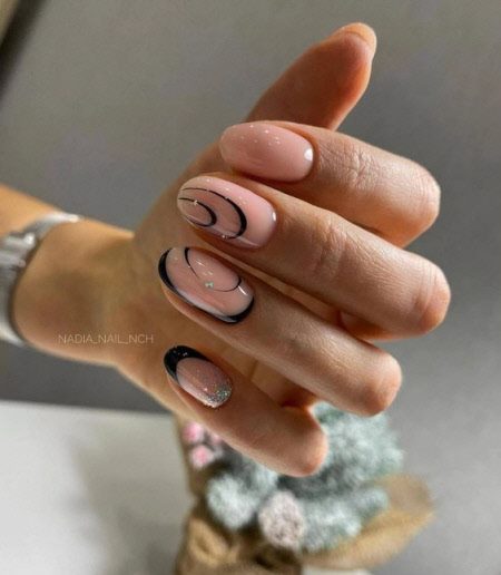 Идеи необычного и стильного дизайна ногтей 2023. Фото новинки невероятно красивого маникюра #32