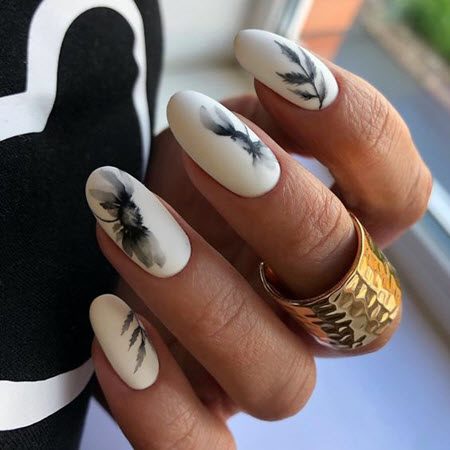 Маникюр на овальные ногти 2021: актуальные фото новинки и модные тенденции дизайна ногтей #140