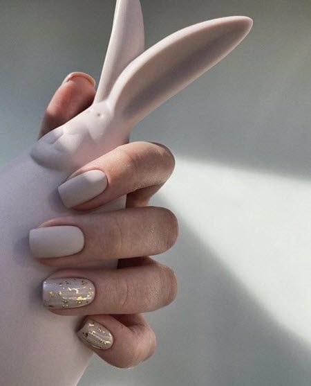 Маникюр с фольгой 2021-2022: модные новинки дизайна ногтей. Более 100 фото #60