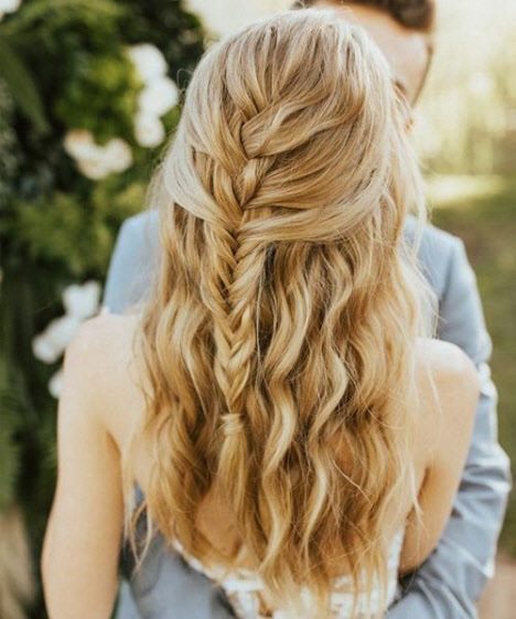 Свадебные прически 2019: фото модных и красивых идей на короткие, средние и длинные волосы #32