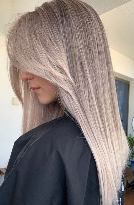 Модные оттенки блонда 2022-2023. Фото новинки трендового окрашивания волос #110