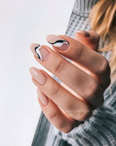 Нежный маникюр 2020: более 150 фото самого красивого дизайна ногтей #103