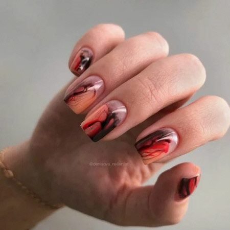Красивый дизайн ногтей на короткие ногти 2022. Более 100 фото модного маникюра #20