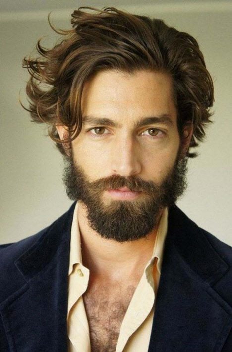 Стрижки с бородой на короткие, средние и длинные волосы. Фото модных мужских стрижек #56