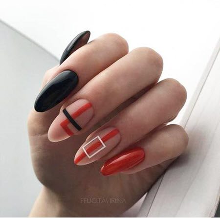 Дизайн ногтей гель-лаком 2021: фото модных тенденций красивого маникюра #97