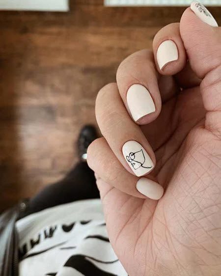 Дизайн ногтей гель-лаком 2021: фото модных тенденций красивого маникюра #71