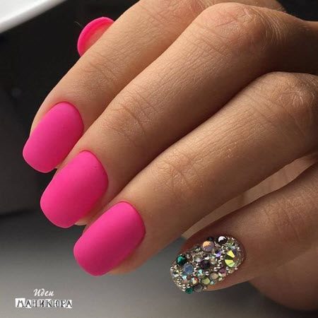 Модный дизайн ногтей гель-лаком 2020-2021. Фото новинки лучших идей трендового маникюра. Более 150 фото #156