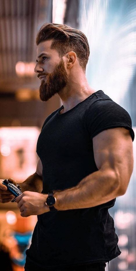 Стрижки с бородой на короткие, средние и длинные волосы. Фото модных мужских стрижек #33