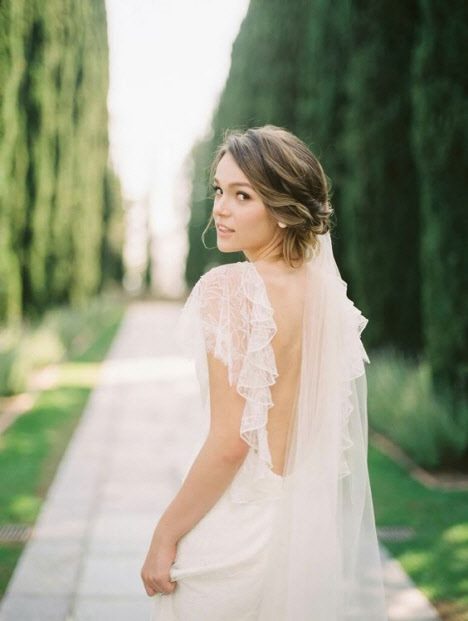 Свадебные прически 2019: фото модных и красивых идей на короткие, средние и длинные волосы #101