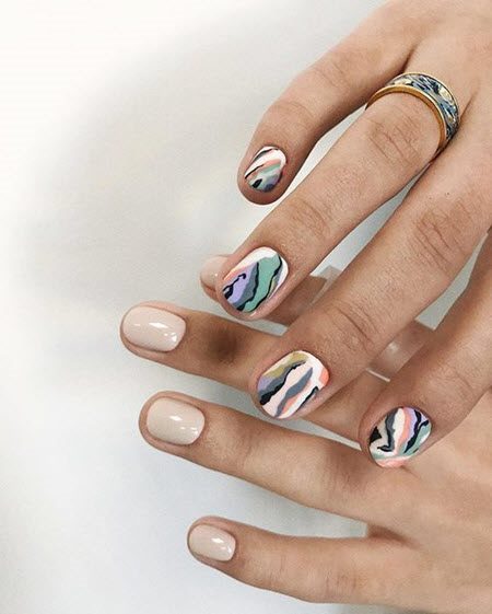 Модный дизайн ногтей 2021: более 200 фото новых тенденций и техник красивого маникюра #141