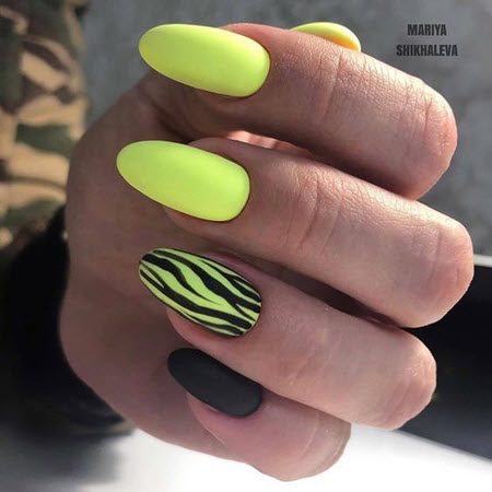 Маникюр лето 2021: трендовые новинки модного дизайна ногтей. Более 200 фото #180