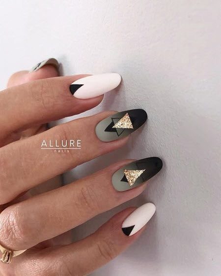 Дизайн ногтей гель-лаком 2021: фото модных тенденций красивого маникюра #121