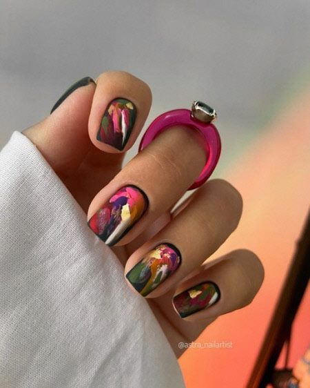 Идеи необычного и стильного дизайна ногтей 2023. Фото новинки невероятно красивого маникюра #15