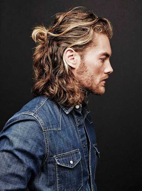 Мужские стрижки и прически на длинные волосы: фото 2020 #36
