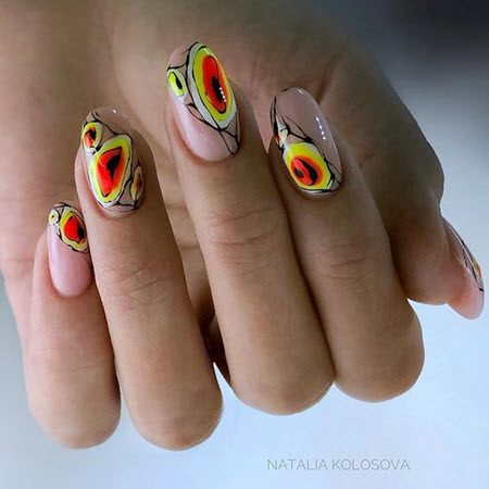 Маникюр на овальные ногти 2021: актуальные фото новинки и модные тенденции дизайна ногтей #138