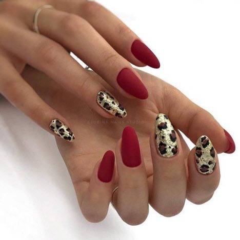 Модный маникюр с леопардовым принтом. 85 фото лучших идей на короткие и длинные ногти #18