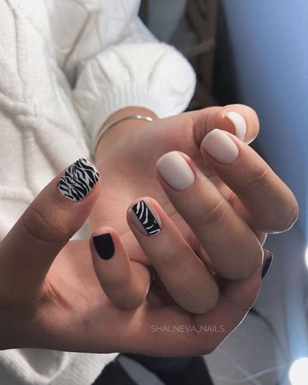 Дизайн ногтей гель-лаком 2021: фото модных тенденций красивого маникюра #41