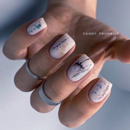 Маникюр осень 2023: фото новинки трендового дизайна ногтей. Более 150 фото #13