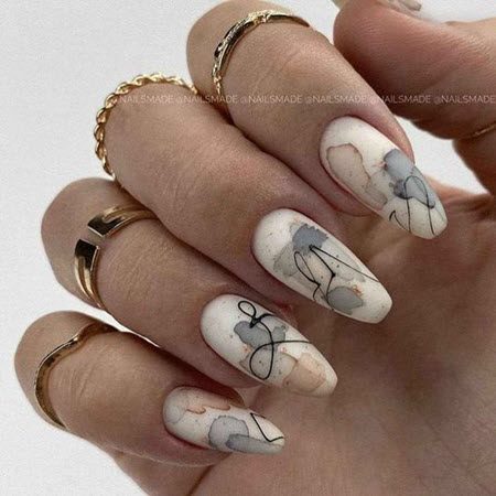 Дизайн ногтей гель-лаком 2021: фото модных тенденций красивого маникюра #125