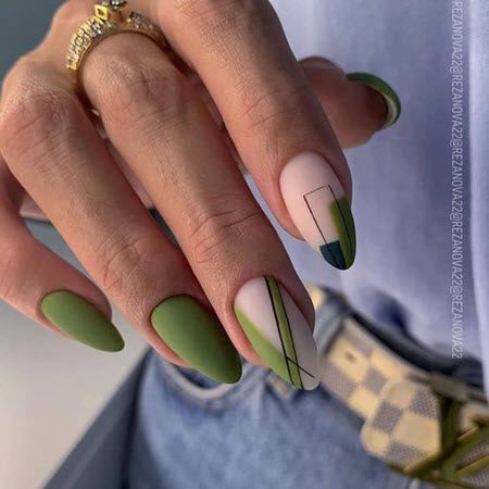 Маникюр на овальные ногти 2021: актуальные фото новинки и модные тенденции дизайна ногтей #88