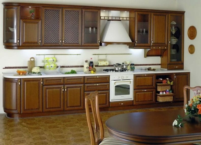 Мебель для кухни — 100 фото идеальной и красивой мебели в интерьере кухни #123