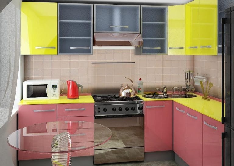 Интерьер кухни 6 кв. м. — лучшие идеи, фото новинки, секреты оформления красивого дизайна маленькой кухни #64