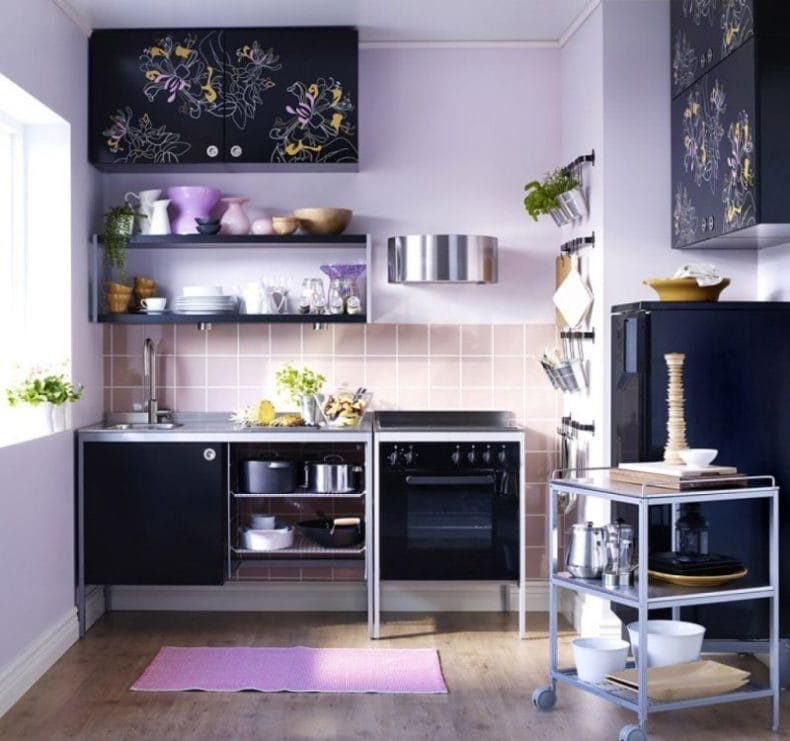Сочетание цветов в интерьере кухни — 100 фото готовых идей успешного сочетания цветов #51