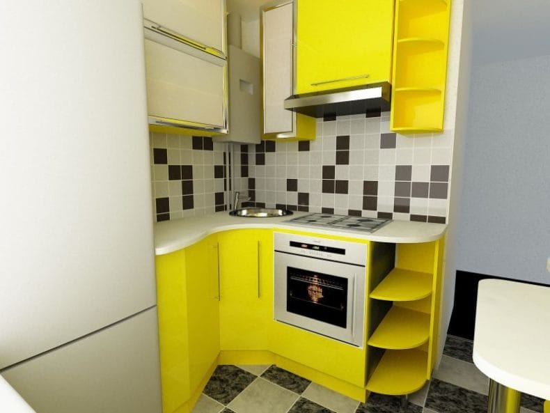 Интерьер кухни 6 кв. м. — лучшие идеи, фото новинки, секреты оформления красивого дизайна маленькой кухни #16