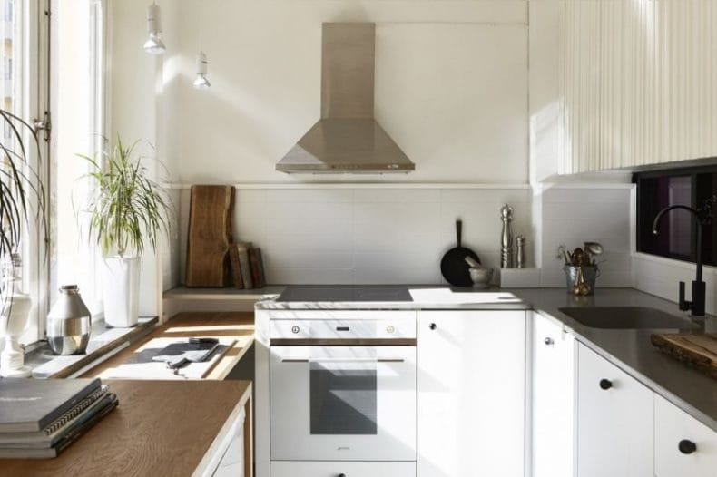 Интерьер кухни 6 кв. м. — лучшие идеи, фото новинки, секреты оформления красивого дизайна маленькой кухни #6