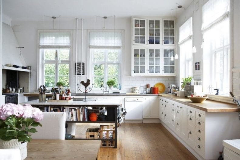 Угловые кухни — 100 фото интерьера кухни в современном стиле #27