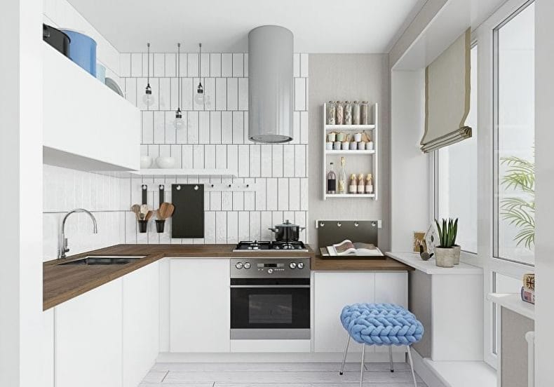 Интерьер кухни 6 кв. м. — лучшие идеи, фото новинки, секреты оформления красивого дизайна маленькой кухни #96