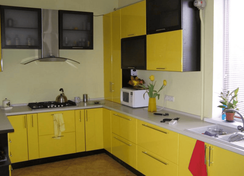 Угловые кухни — 100 фото интерьера кухни в современном стиле #34