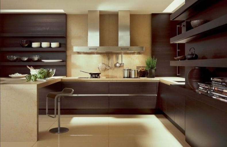 Мебель для кухни — 100 фото идеальной и красивой мебели в интерьере кухни #50