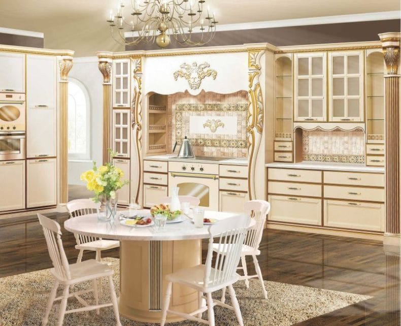 Мебель для кухни — 100 фото идеальной и красивой мебели в интерьере кухни #47