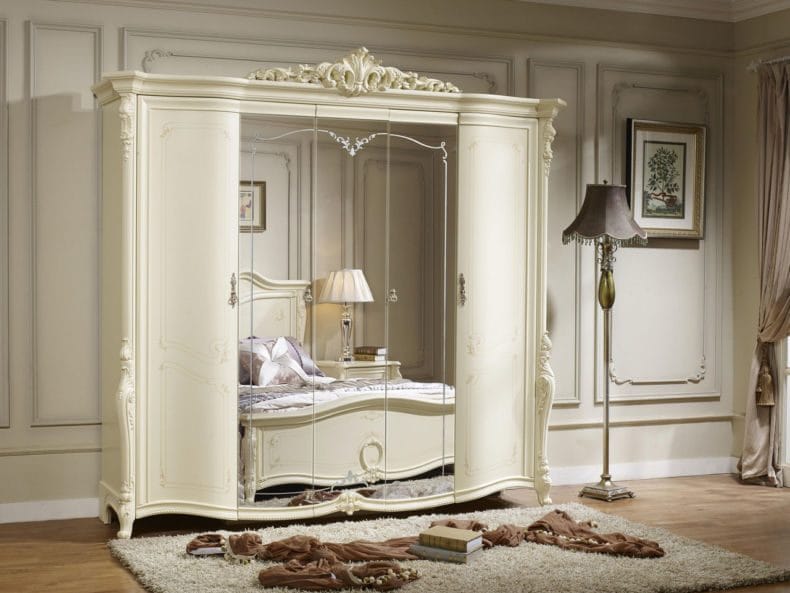 Белая спальня — стильный и комфортный дизайн спальной комнаты (120 фото) #77