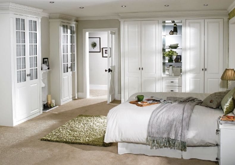 Белая спальня — стильный и комфортный дизайн спальной комнаты (120 фото) #39